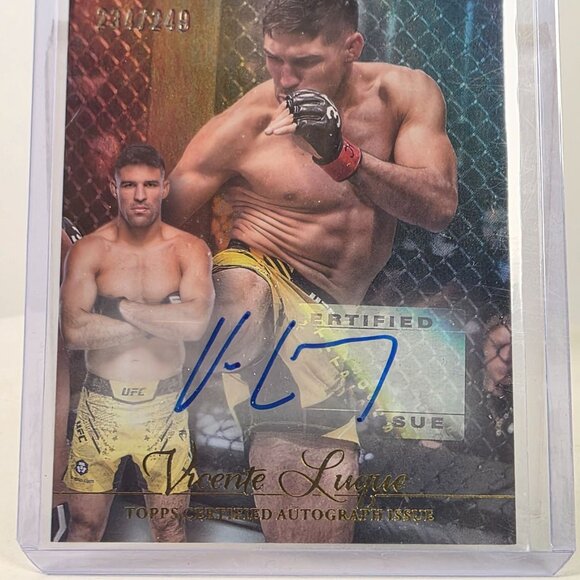 Vicente Luque Topps Gold Label UFC Certified Autograph Card #234/249 2024 Topps - Picture 4 of 11